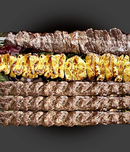 Family Specialties kebab dish